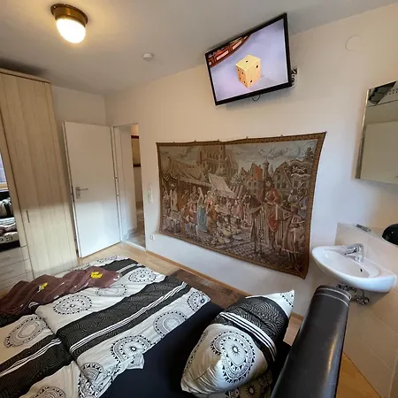 Apartment am Roten Tor Augsburg Buitenkant foto